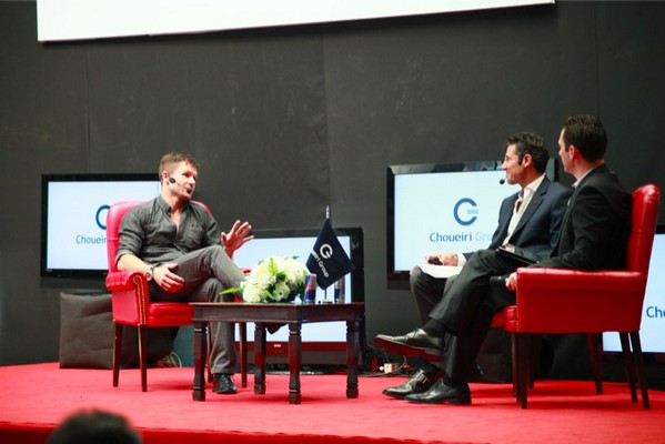 Felix Baumgartner at MENA Cristal Festival
